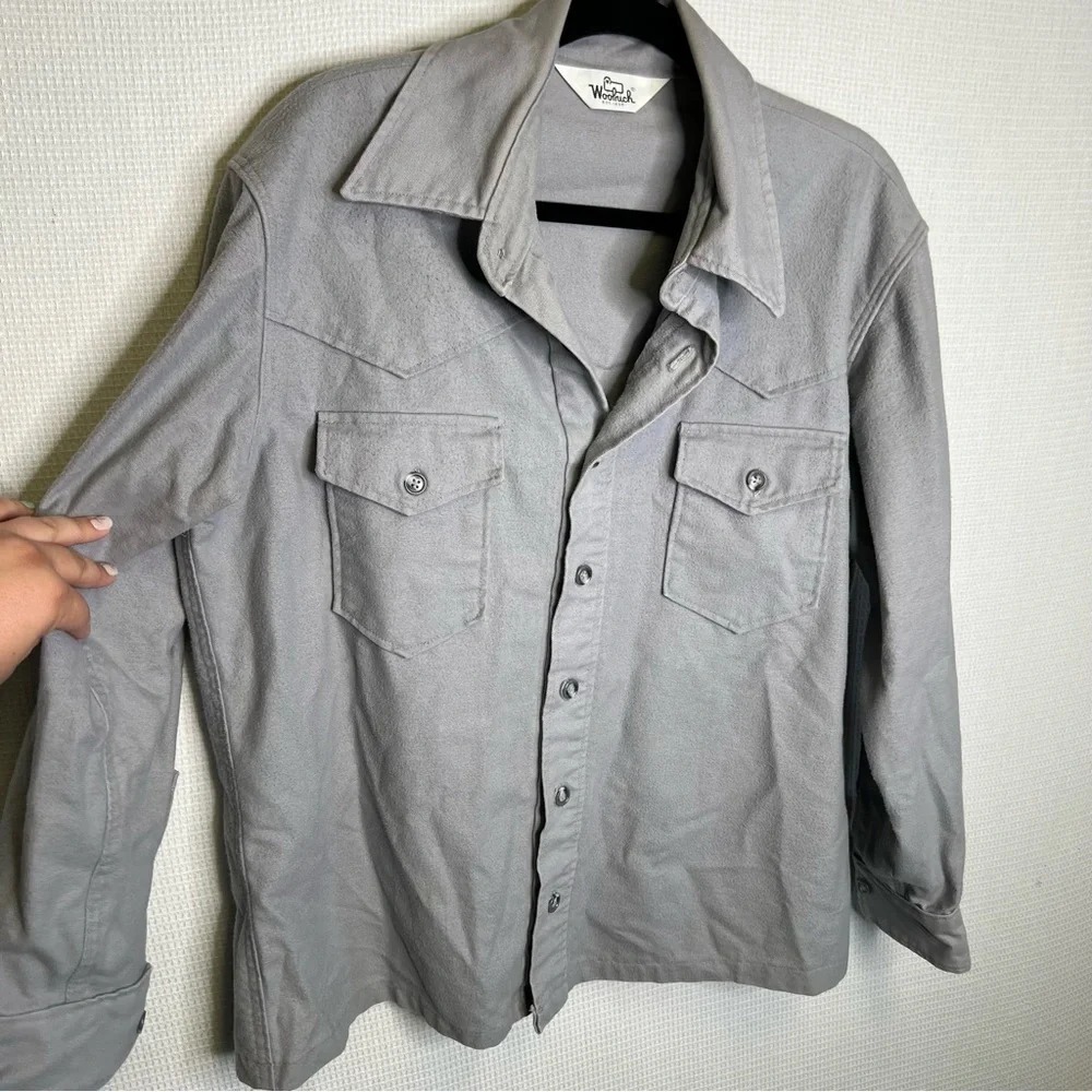 Woolrich | Woman's Shacket Flannel Thick Large‎ Button Up